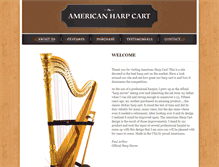 Tablet Screenshot of americanharpcart.com